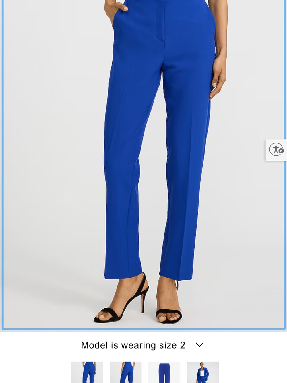 Express - Editor Studio Stretch Twill Super High Waist Straight Ankle Pant